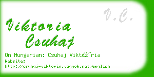 viktoria csuhaj business card